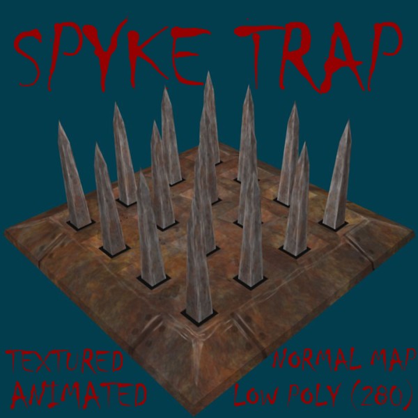 Spyke trap Low poly preview image 1